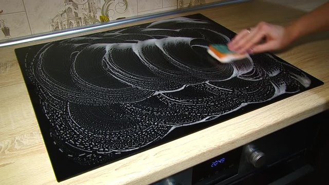 cleaning of ceramic electric stove