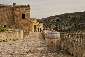 In the ancient city of Matera, southern Italy - obrazy, fototapety, plakaty