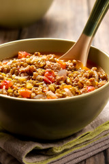 Very delicious Mung Bean Stew. Ginisang Monggo from Philippines.