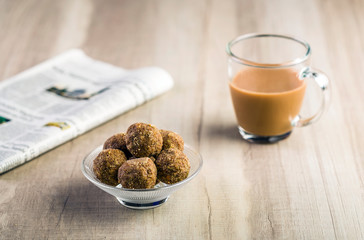 Flax seeds pinni - a punjabi dessert