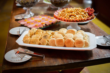food in the restaurant
