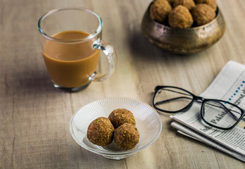 Flax seeds pinni - a punjabi dessert