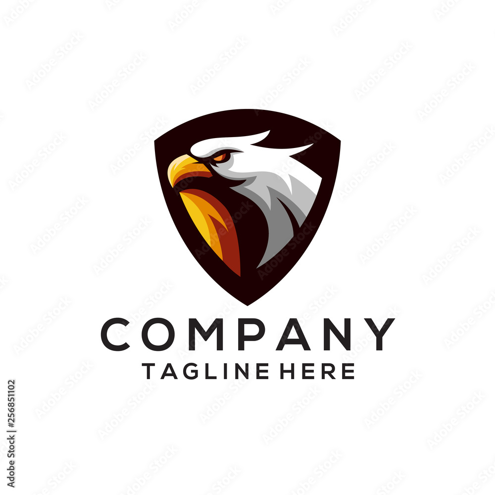 Canvas Prints eagle logo design