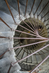 spiral concrete staircase