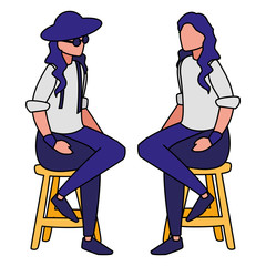 couple of musicians characters