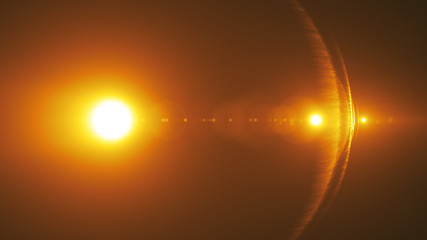 Fototapeta premium Optical Lens Flare Background/ Illustration of beautiful light lens flare bursting background