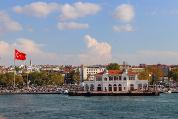 Obraz premium View of Istanbul Bosphorus, View of Bosphorus Bridge
