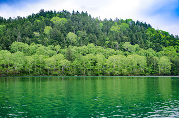 静寂の然別湖