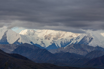 Scenic Denali National Park Alaska Autumn Landscape