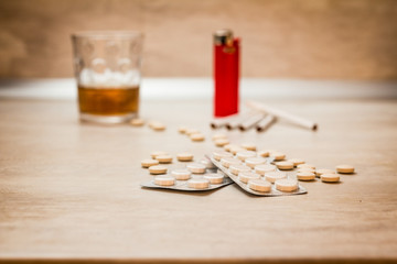 Smoking and drinking leads to medicine