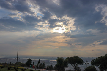 Istanbul Landscape from Camlica Hillside