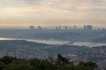 Istanbul Landscape from Camlica Hillside