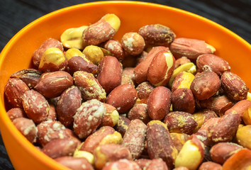 Bowl of peanuts