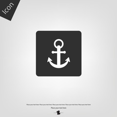 Anchor vector icon