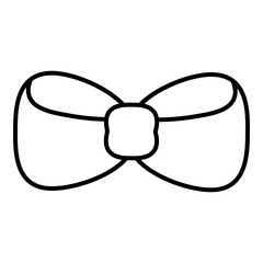 cute bowntie isolated icon