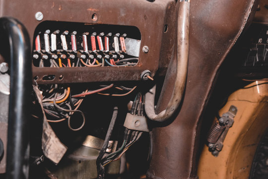 Auto, Truck, Alt, Tacho, Anzeige, Staub, Rost, DDR, Fahren, Schalter, Sicherung - Powered by Adobe