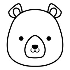 cute and little bear character