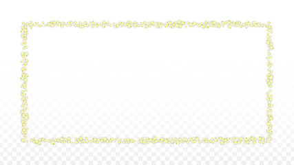 Blue Vector Realistic Blue Petals Falling on Transparent Background.  Spring Romantic Flowers Illustration. Flying Petals. Sakura Spa Design. Blossom Confetti. Design Elements for Wedding Decoration.