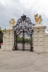 Portail du Palais du Belvédère à Vienne