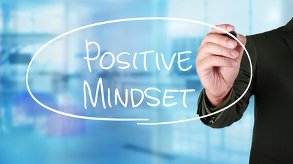 Positive Mindset, Motivational Words Quotes Concept