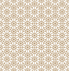 Seamless pattern based on Japanese ornament Kumiko