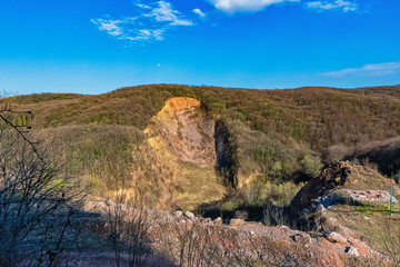 Abandoned Rock Quarry in Fruska Gora from Serbia