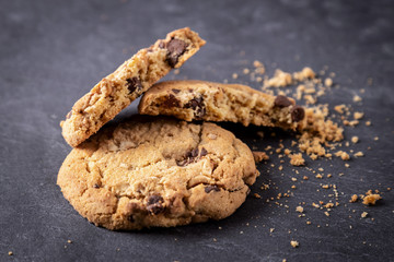 Cookies aux pétites de chocolat et noisettes
