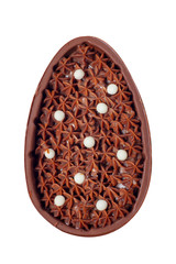 Easter egg eating with spoon