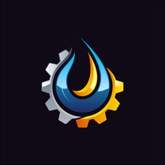 oil and gas logo vector