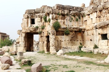Historical Baalbek Temple Lebanon