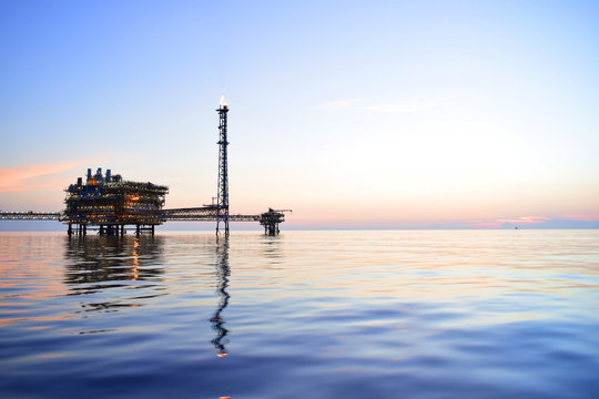 Asia oil and gas offshore platform 2019.