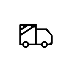 Cargo truck icon