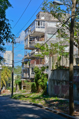 Fototapeta premium Stadtansicht, Straßenszene, Vedado, Havanna, Kuba