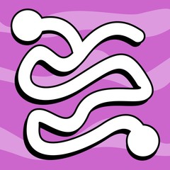 Simple Maze Game for kids children worksheets activity page