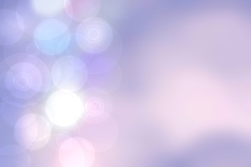 Abstract purple gradient pink background texture with blurred bokeh circles and lights. Space for design.