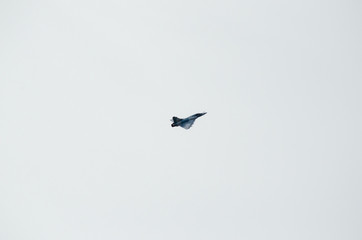 Fototapeta na wymiar Delta wing fighter aircraft