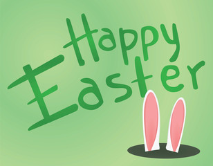 Happy Easter card. vector illustration 