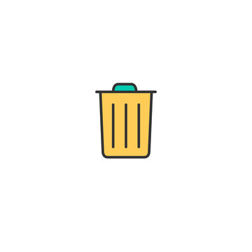 Gerbage icon design. Essential icon vector design