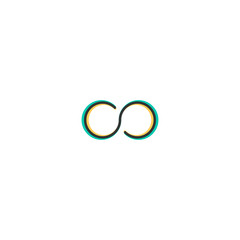 Infinity icon design. Essential icon vector design