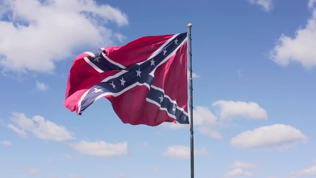 Confederate Flag aerial