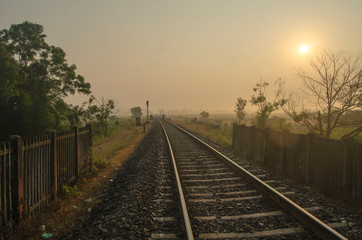 Fototapeta na wymiar Indian railway 