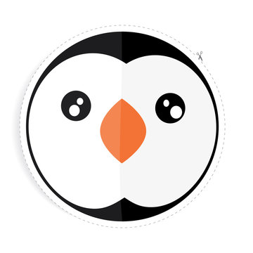 penguin vector sticker