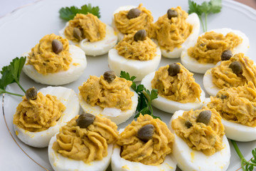 Easter eggs blessed as a starter