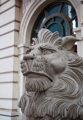 Obraz premium statue of lion