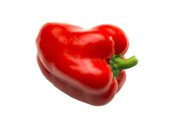 red pepper isolated on white background
