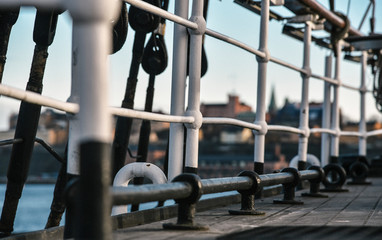 Ship Deck in Stockholm, Sweden