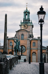 Obraz premium Storkyrkan in Stockholm, Sweden