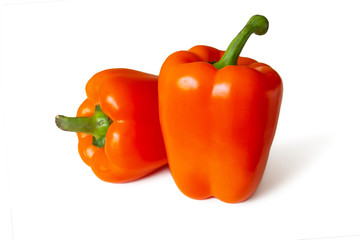 Orange peppers