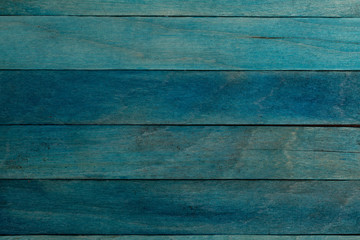 Beautiful texture of natural blue wood slats. Vertical sense
