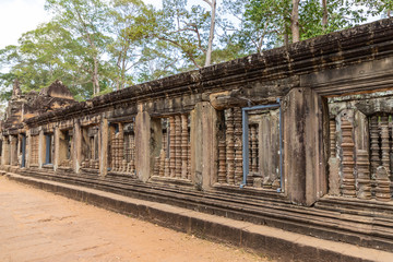 Obraz premium Ta Keo temple ruins at Angkor, Siem Reap Province, Cambodia